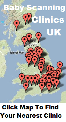 Map of UK Baby Scanning Clinics Please Click On Map