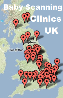 Baby Scanning Clinics in UK Please click on map
